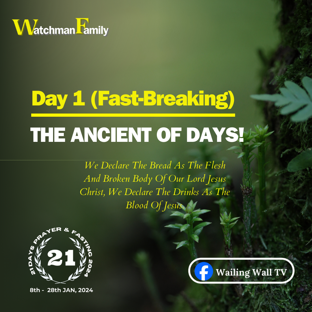 Day 1 (Fast-Breaking): THE ANCIENT OF DAYS!